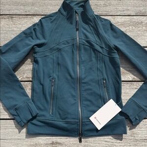 Lululemon Define Track Jacket Luon Indochean blue teal size 2 NWT‎